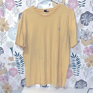 Polo Ralph Lauren yellow tshirt size large. Good condition